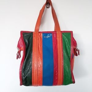 Balenciaga Bazar Stripe Tote
